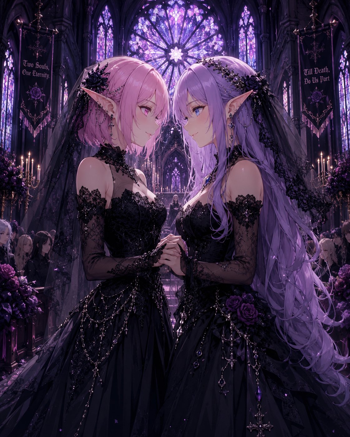 Nova and Dusk are married! 💕💜🌈