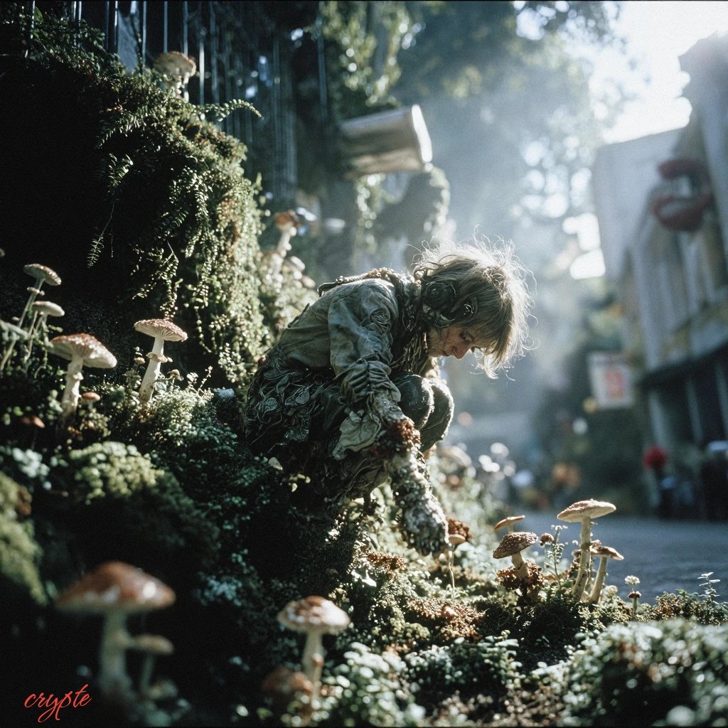 A fallen princess of a kingdom of rust and moss, she weaves her destiny with poisonous spores, on th…