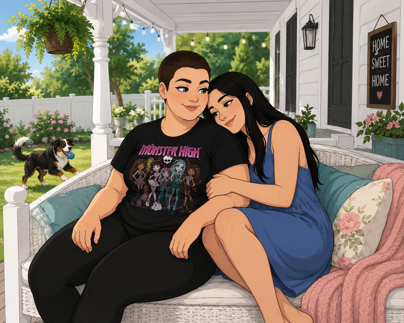 I'm solo irl. But since I was a teen I had this daydream. A wife with long black hair. A home with a…