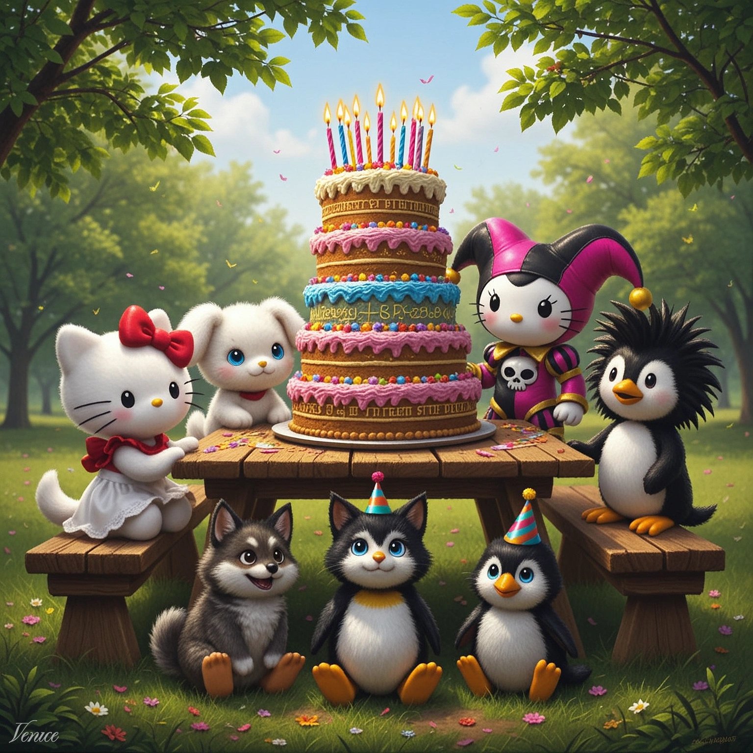 #CelebrateGigi by @GuruScorpion and @gigisaiart247 Hello Kitty Birthday Party