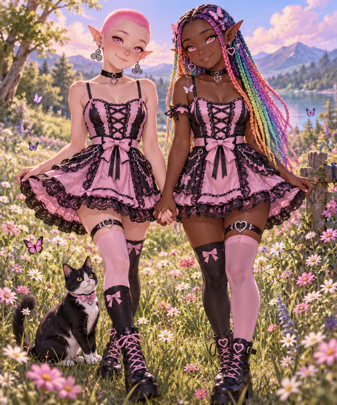 This is my OC's sister. Lotus the rainbow witch. I just wanted to say that this page is a safe place…
