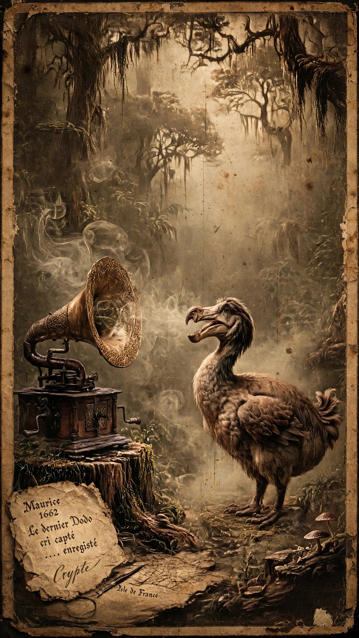 #dailyspark “The last recording of an extinct bird” Dodo, my little Dodo, why don’t you sing any mor…