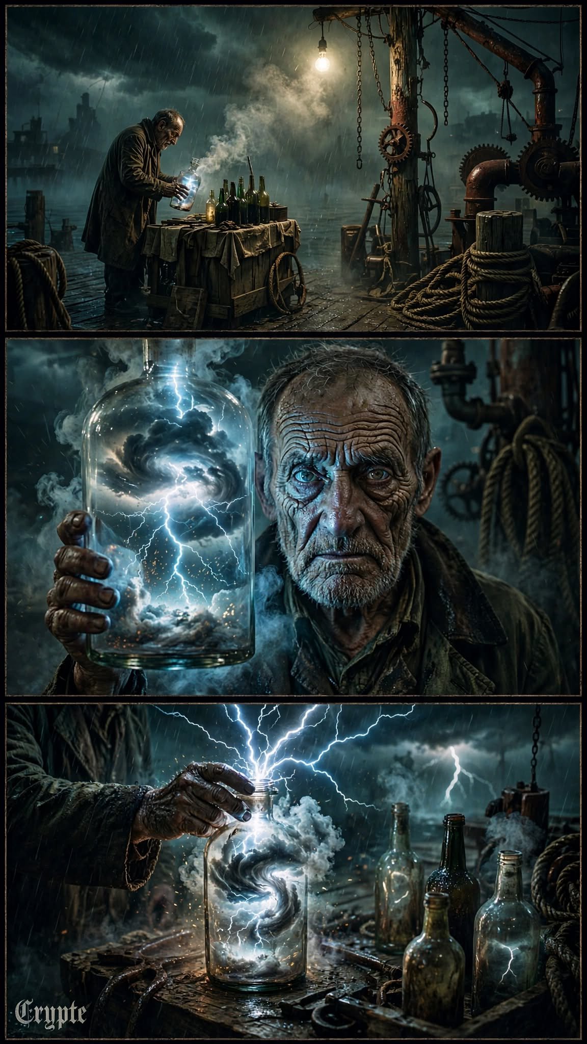 #dailyspark "The man who sells bottled thunder”⚡⚡