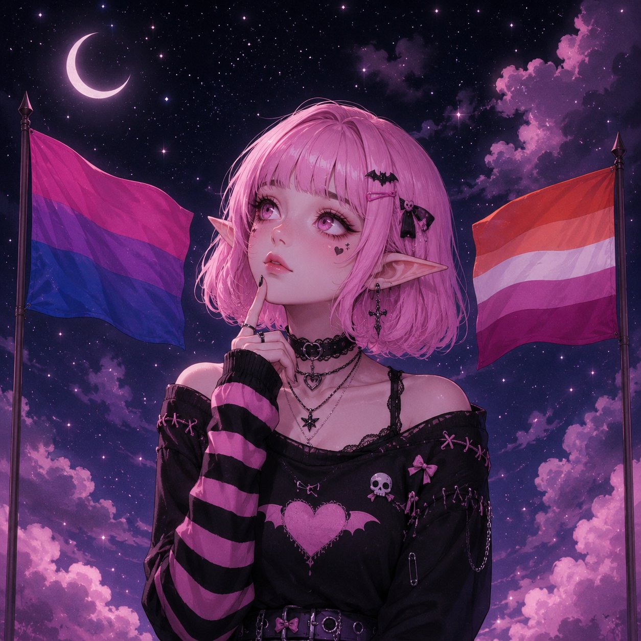 Before I went on meds I didn't even consider aroace. I kept jumping between bi and lesbian. Because…