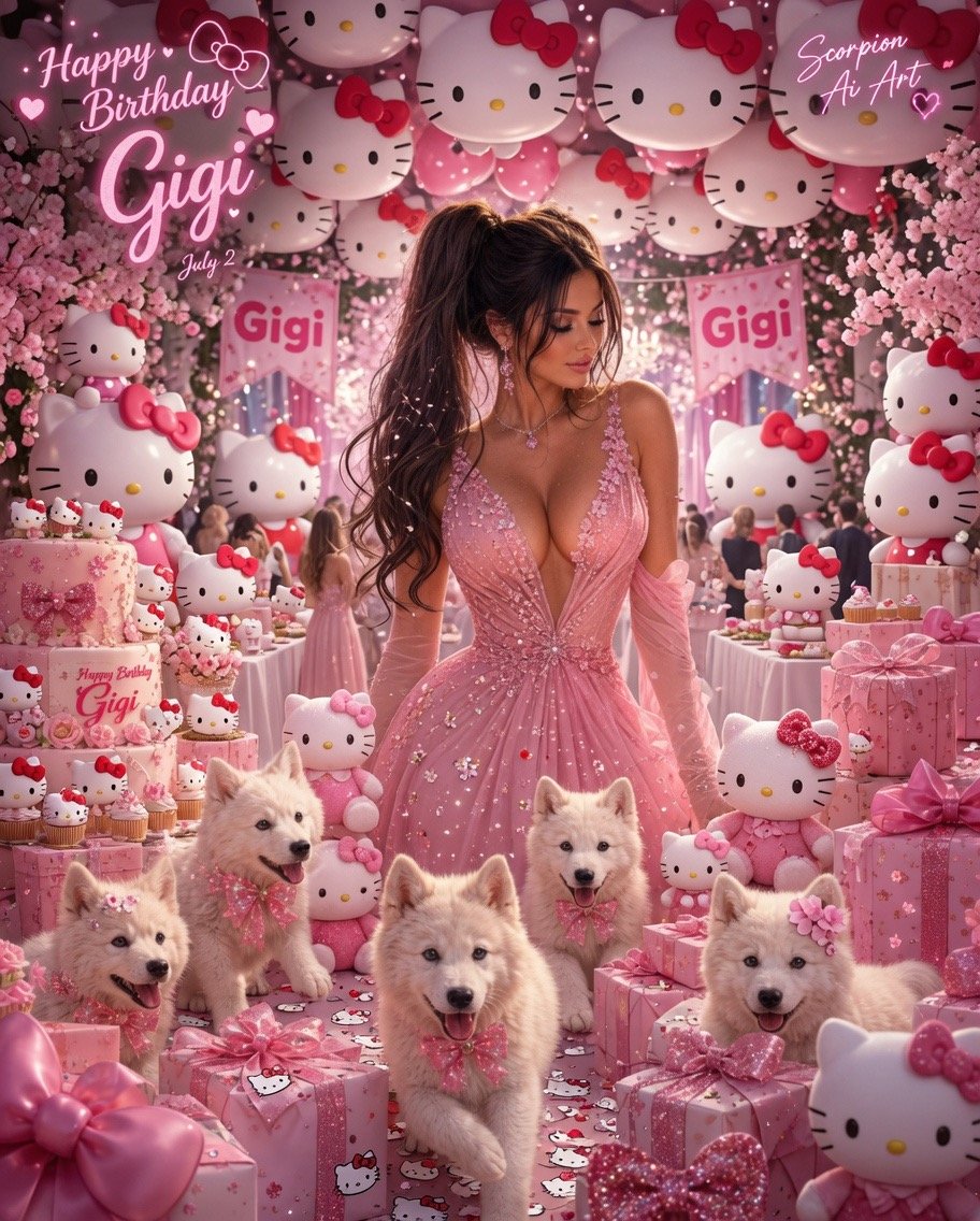 ✨ #CelebrateGigi — 5‑Day Birthday Challenge for @gigisaiart247 Hosted by @GuruScorpion Day 2 Hello K…