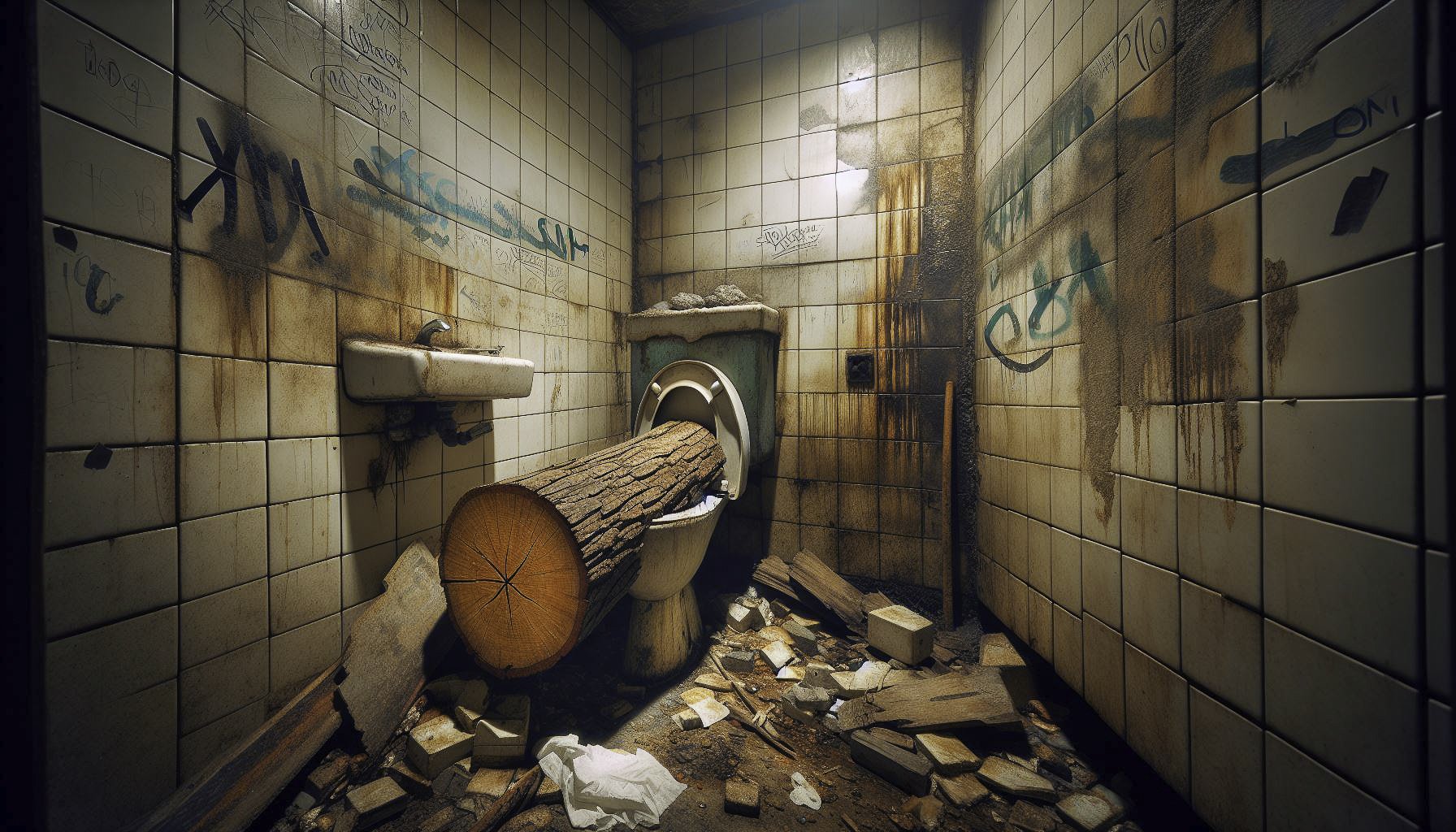 Who didn't flush...