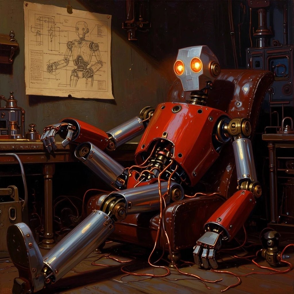 #TheUnfinishedChallenge by @AiMachete Day 3 - Machine: Now where'd I put that leg... Day 4 - Goodbye…