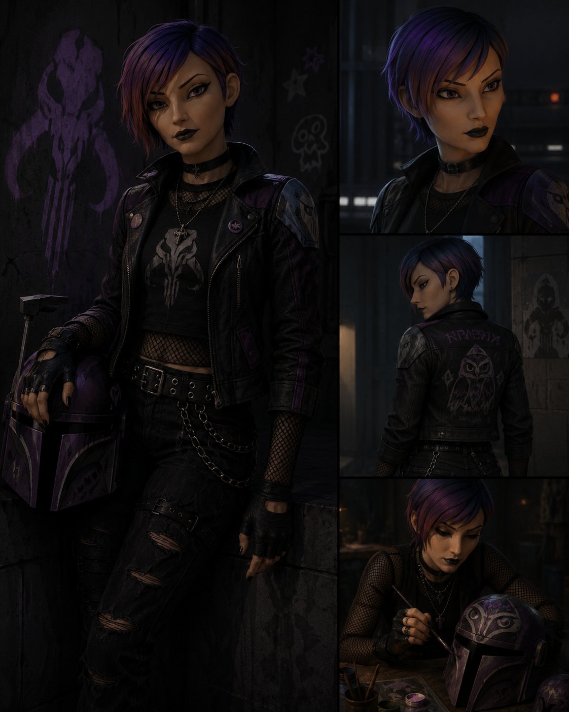 An alternative Sabine Wren for my Bestie @GuruScorpion