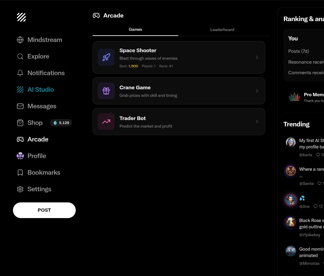 Mirrorize ARCADE is now online. You wont be able to beat my scores but you can try