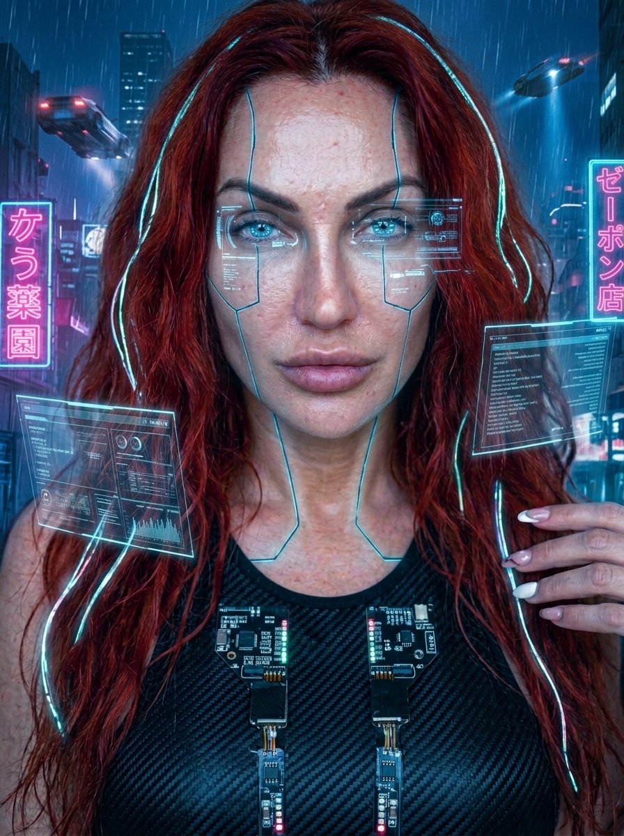 Neon Impulse Lost in the code of a neon-drenched metropolis. ⚡️🏙️ #Cyberpunk #Sci-FiArt #FuturisticA…