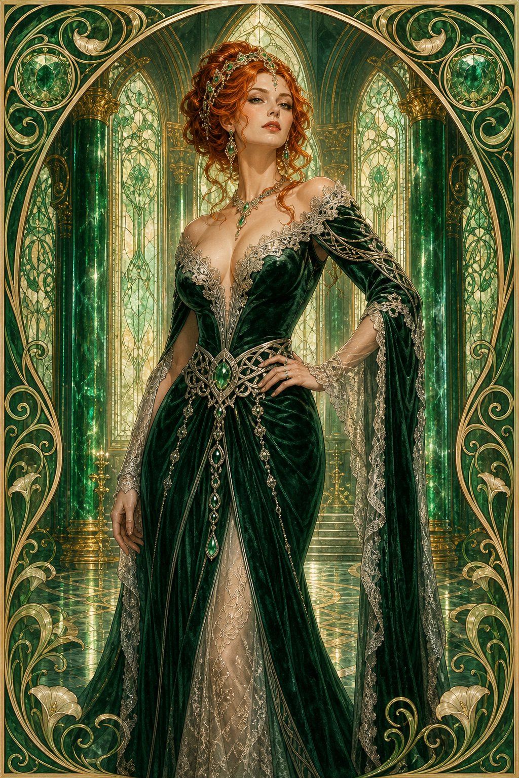 Art Nouveau #aiartstyles @GuruScorpion Wizard of Oz