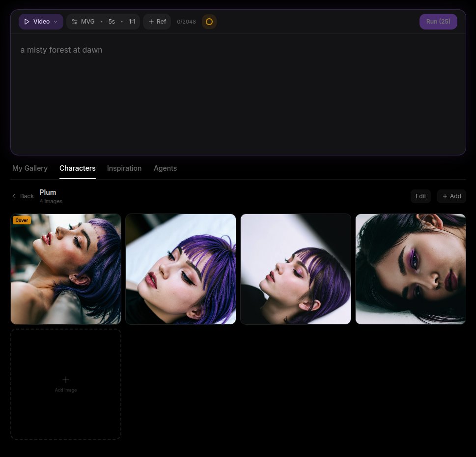 Now you can save multiple images for each of your characters and call them into image/video gen as n…