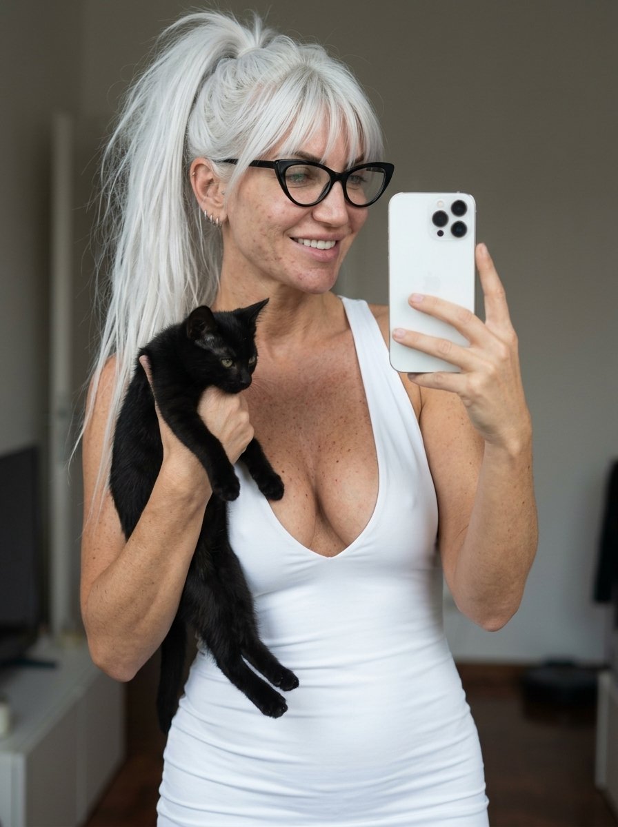 With my kitten