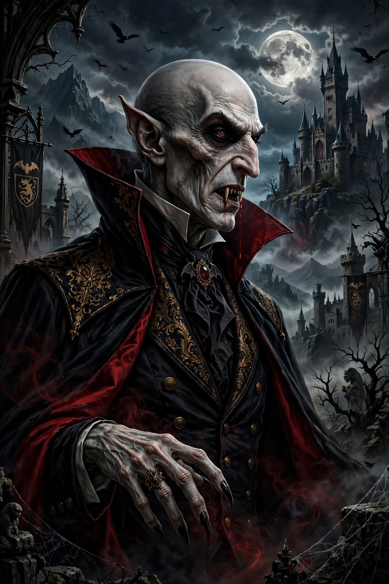 Day 1. Nosferatu Dracula #ClassicHalloweenMonsters #Hallowee…