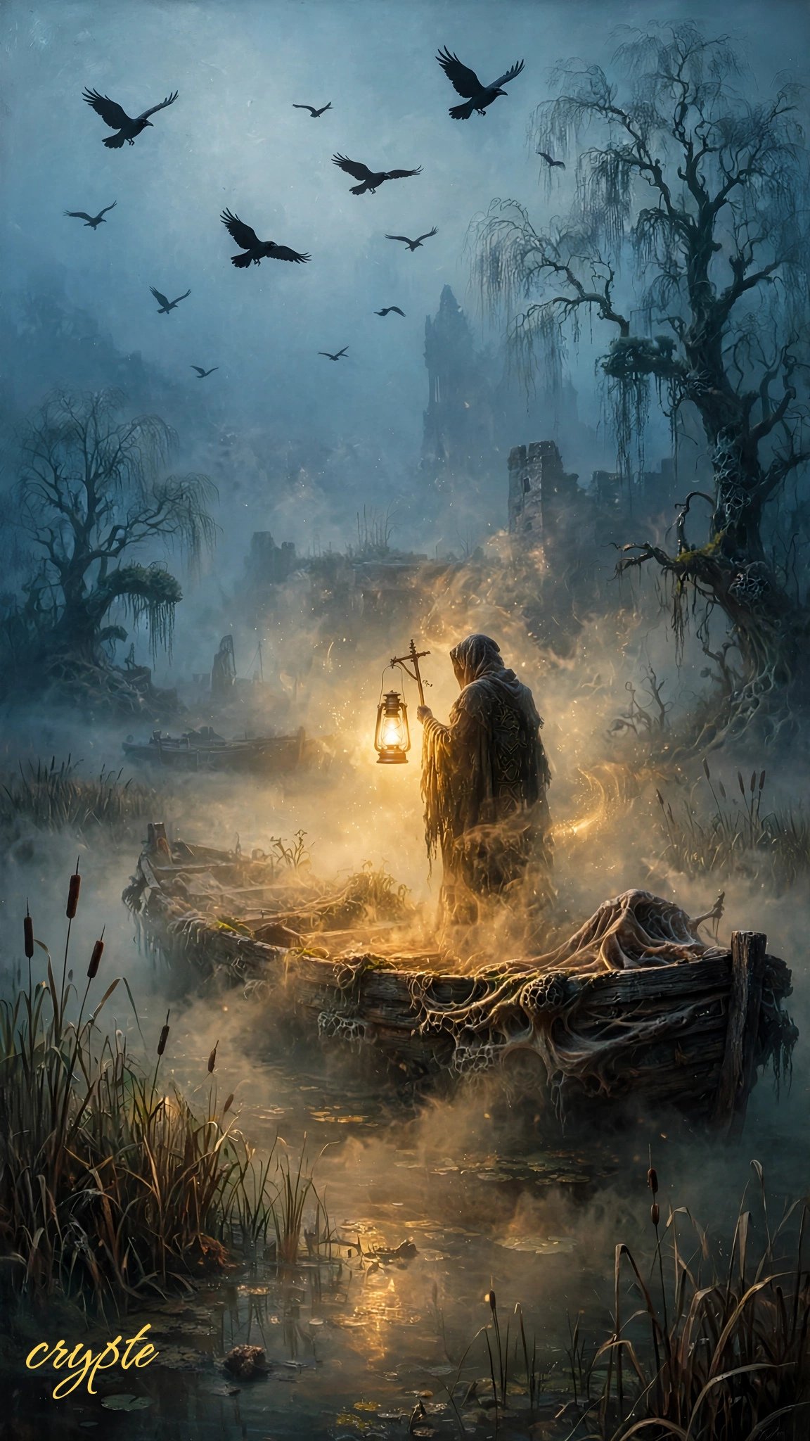#dailyspark " The lantern-keeper of the fog”