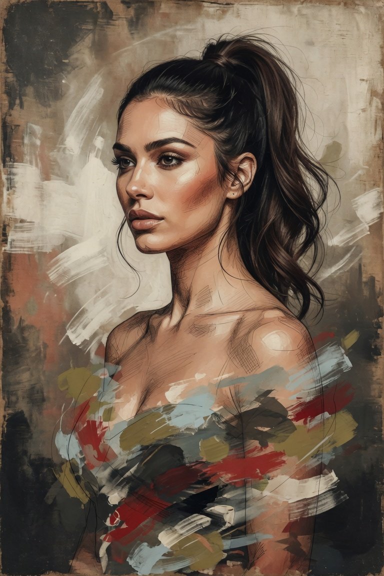 Hybrid Portrait Illustration