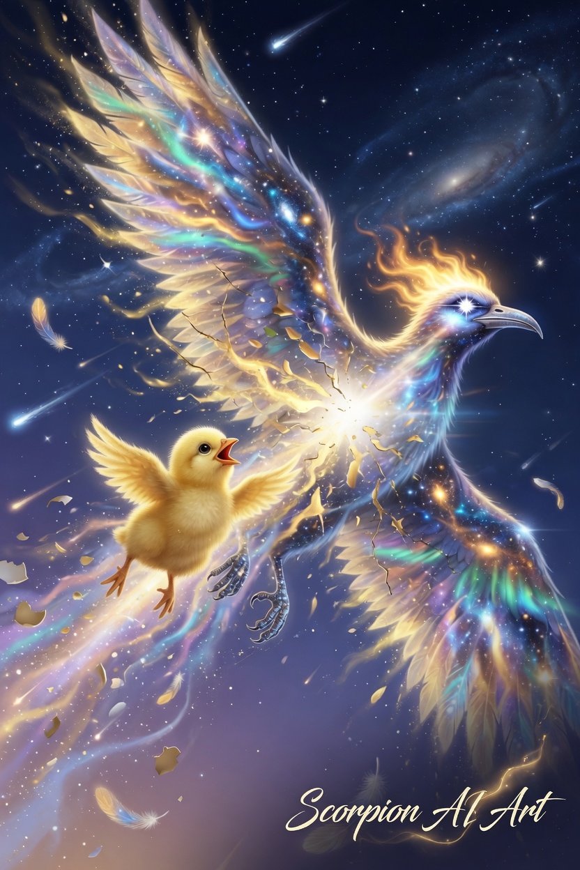 ~ May AI Art Challenge ~ #SeasonofFirstBreath A journey through birth, instinct, and wild spirit Hos…