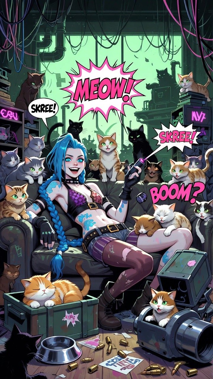 Jinx in retirement @Jinx 🤣🤣🤣🐾🐈🐈‍⬛😻 Love ya Jinx💙
