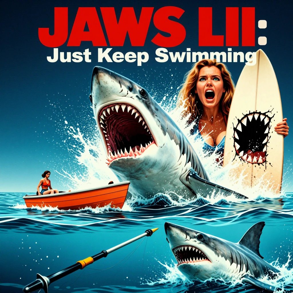 #Sharkweek by @GuruScorpion Shark Week Finale We're gonna need a bigger popcorn bucket 🍿