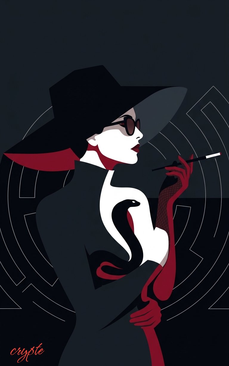 #AI2WChallengeRound2 by @cyberpopdreams Day 4 – Malika Favre I love this brilliant French graphic ar…