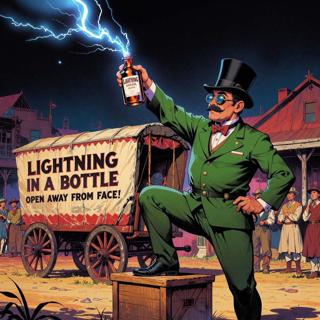 #dailyspark The man who sells bottled thunder