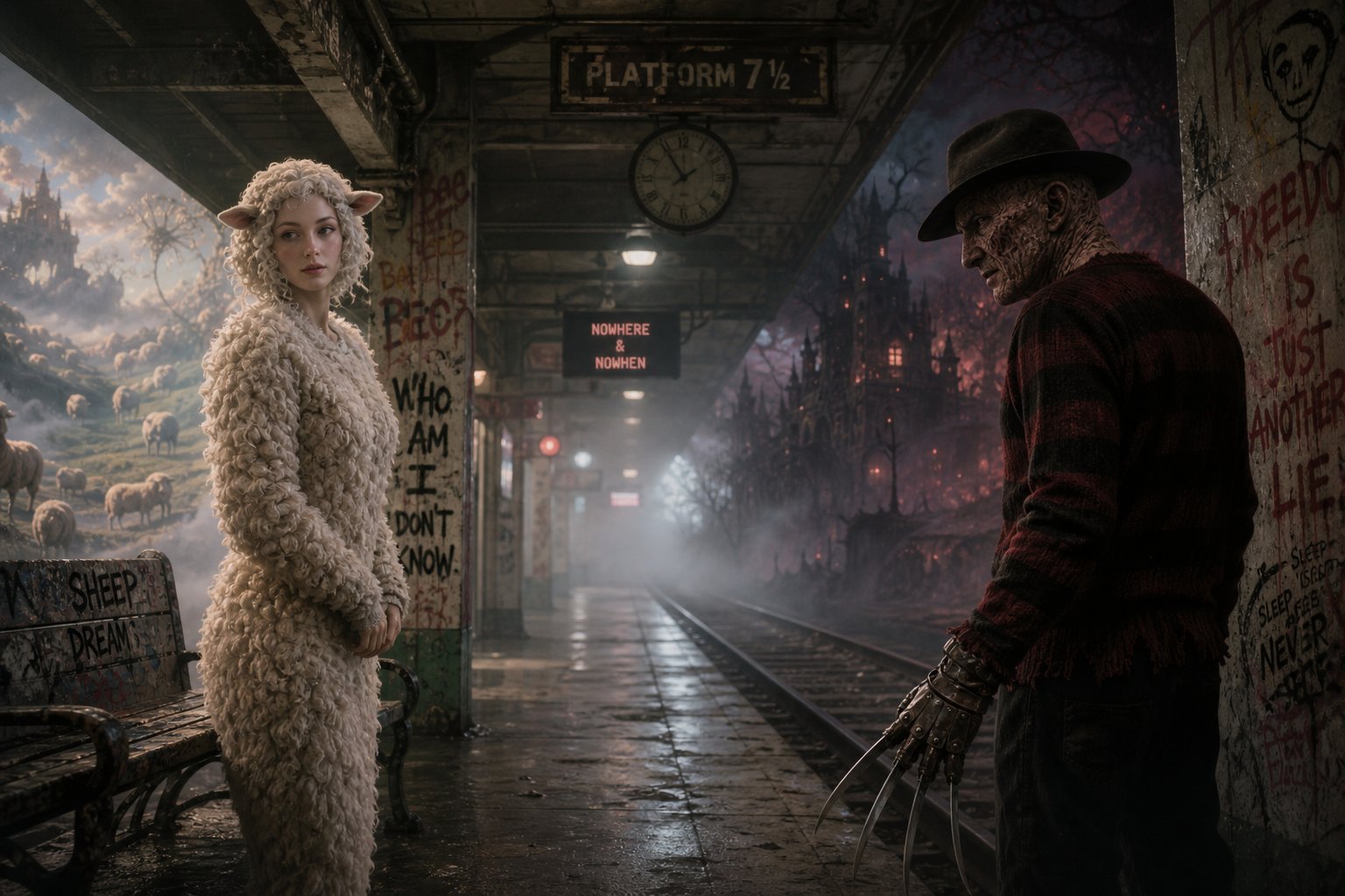 #dailyspark “a train station between two dreams”