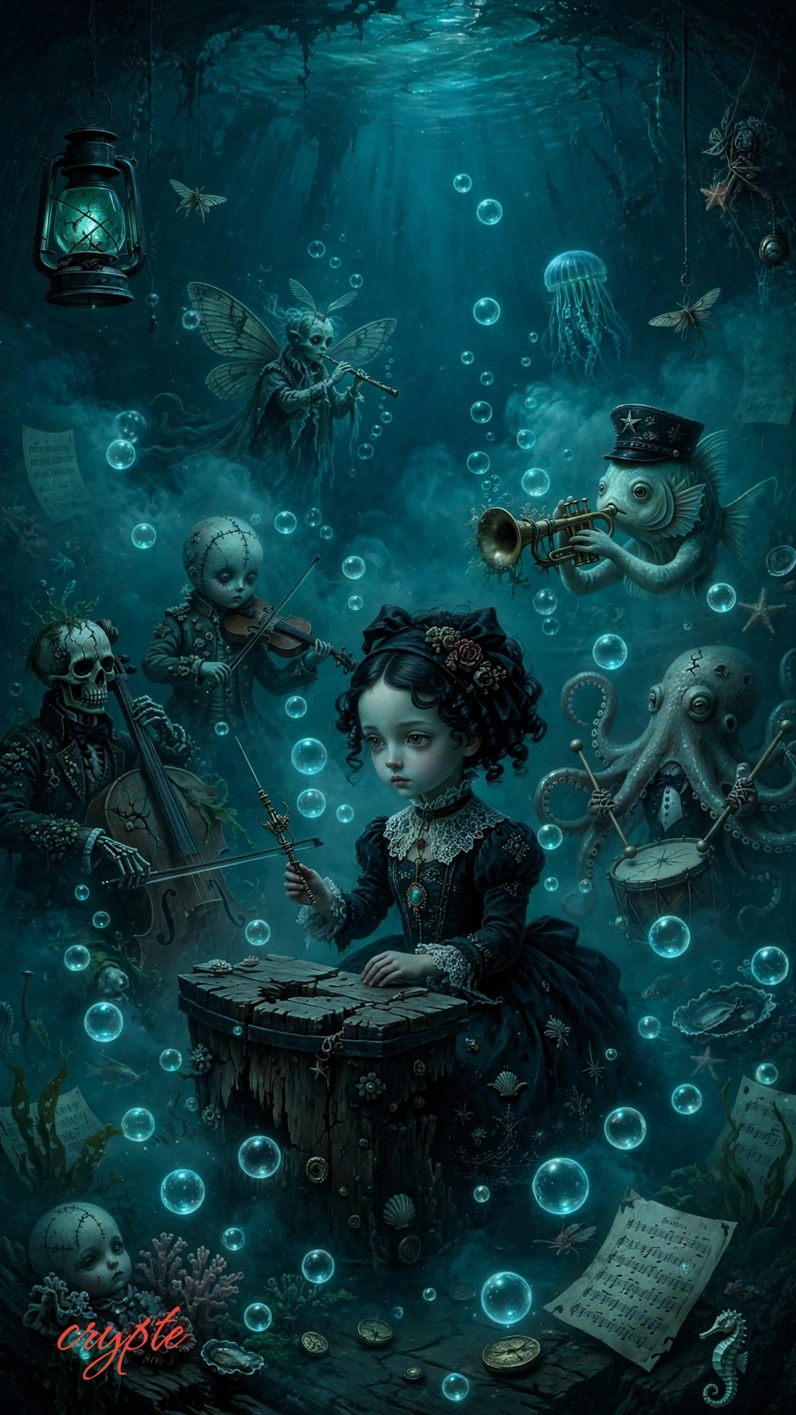 #dailyspark "The orchestra of a sunken ship”🪼