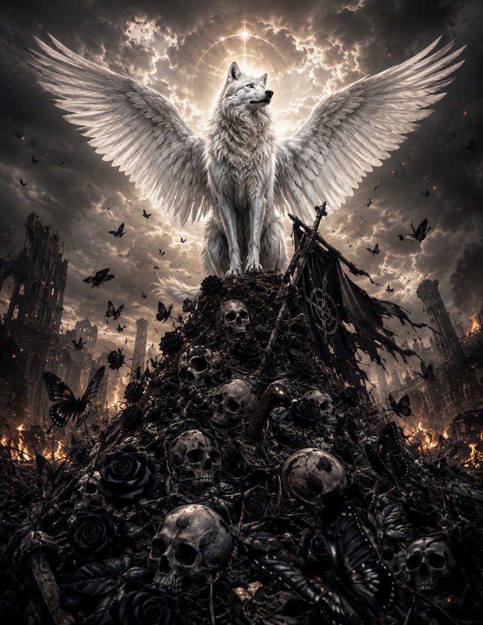 #WolfWednesday All Welcome Angel Wolf