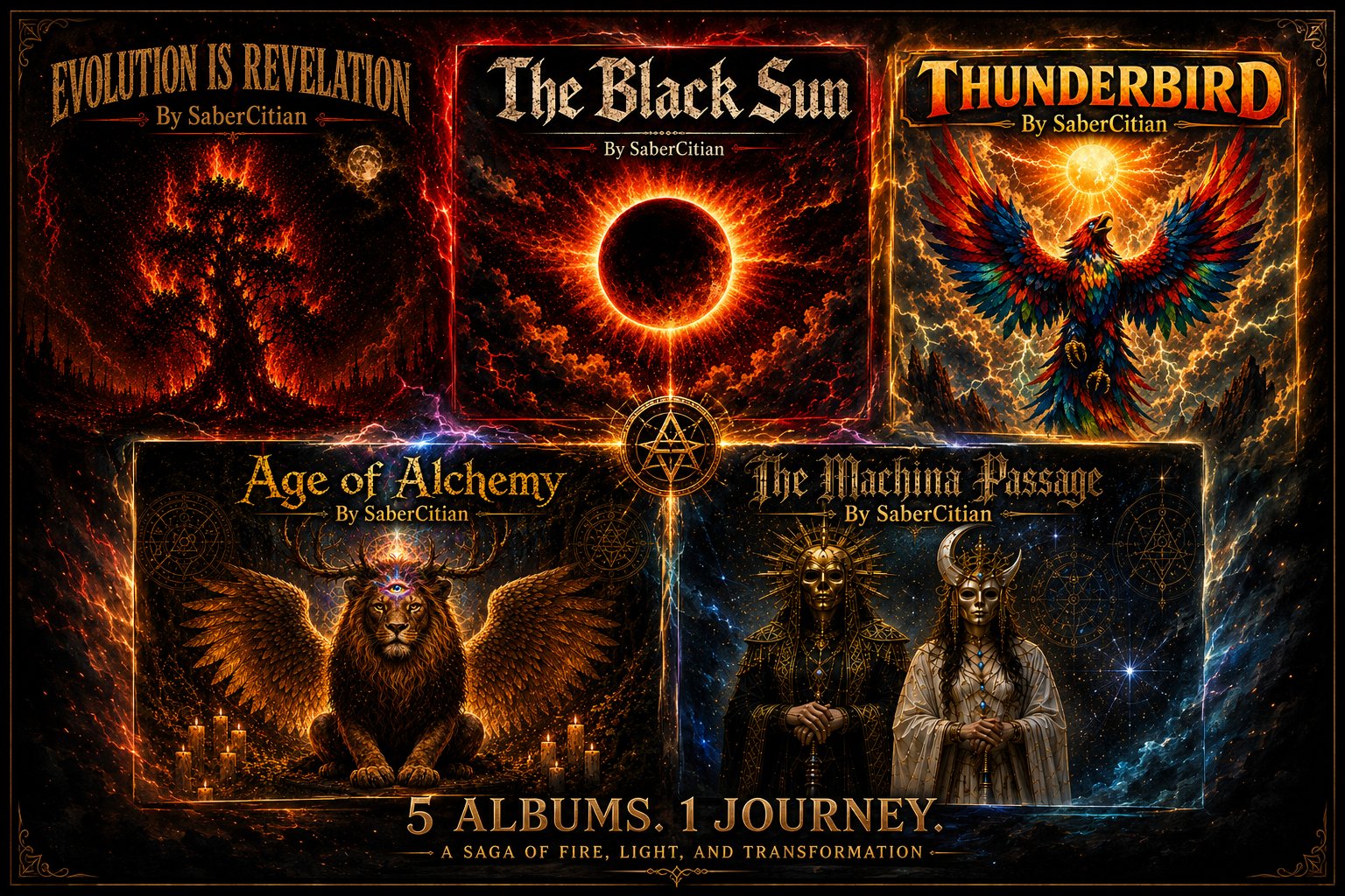 I put together this collage of my first five albums, and seeing them all together like this really m…