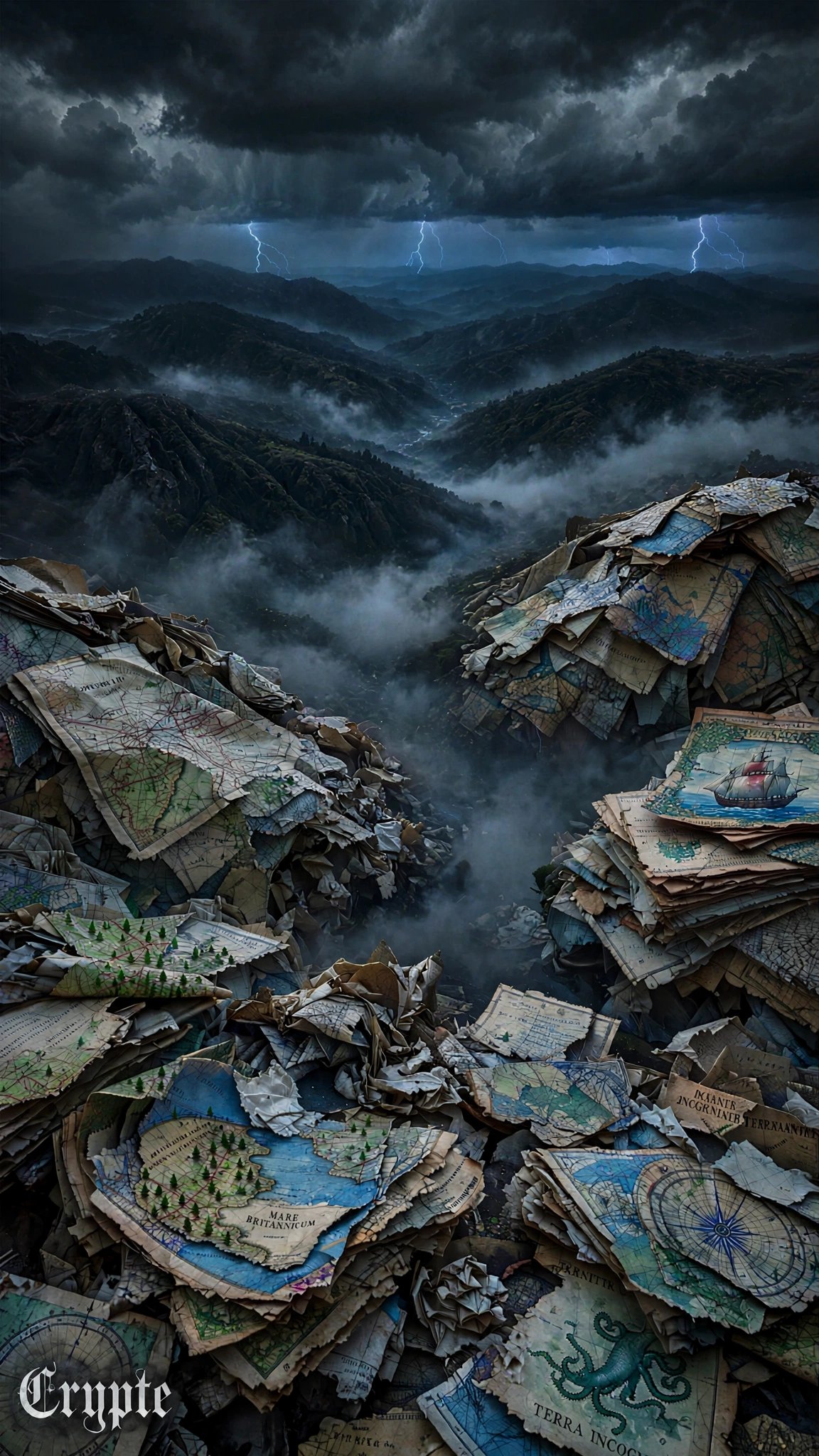 #dailyspark “where old maps are sent to the scrapheap”🗺️🗺️