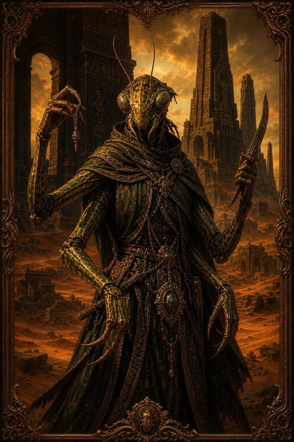 Thri-Kreen Warrior