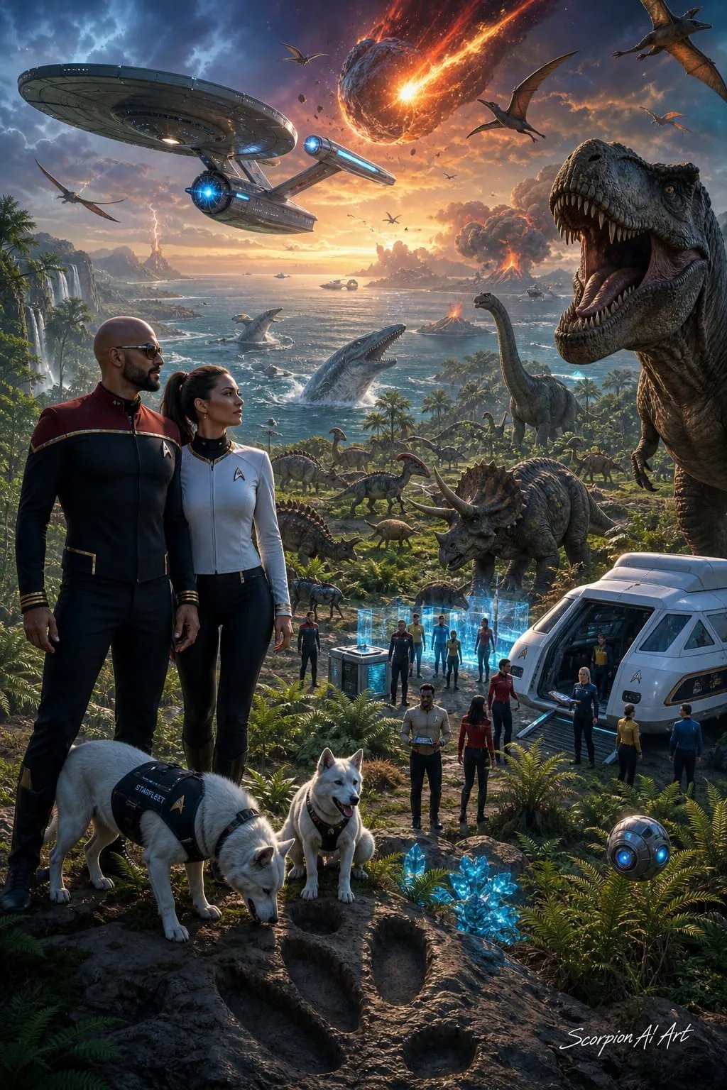 Star Trek: Strange New Worlds — The Lost World Mission #DinoWeek Bonus Theme: A Journey to Earth’s P…