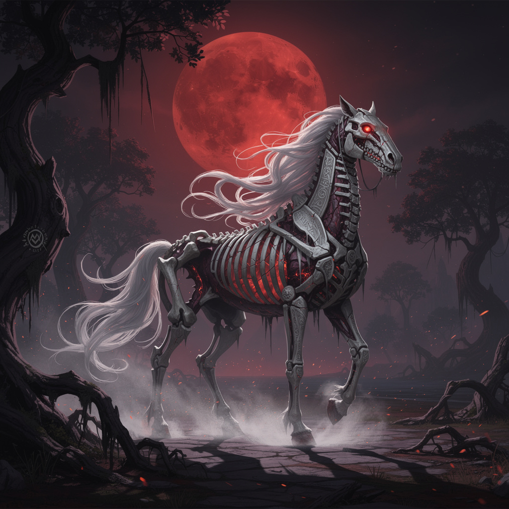 I had a dream that I met a skeleton centuar. But my gen didn't know how to do it. So here's a badass…