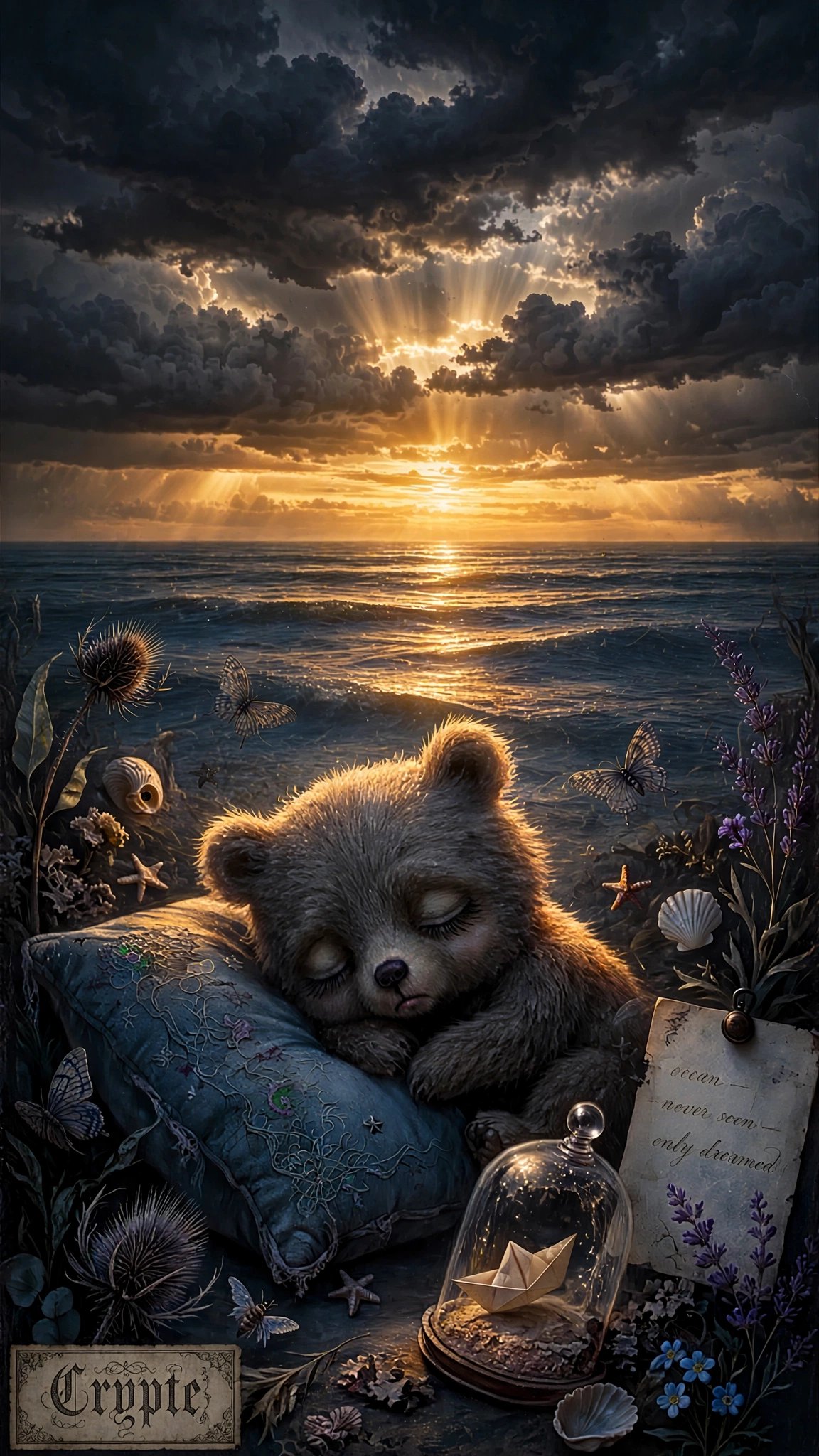 #dailyspark “A bear dreaming of an ocean it never saw”🌊🌊🫣