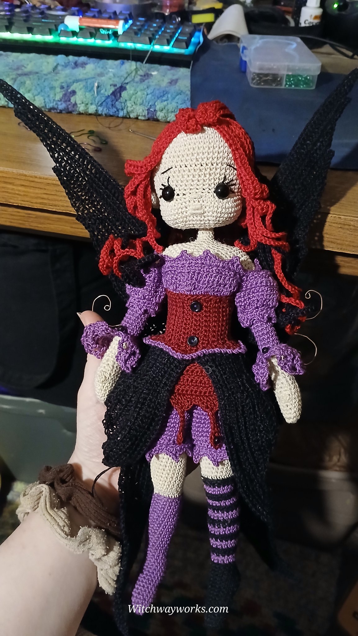 Day 8... Myrella is getting her wings and hat today. Depending on how long these things take, the bl…
