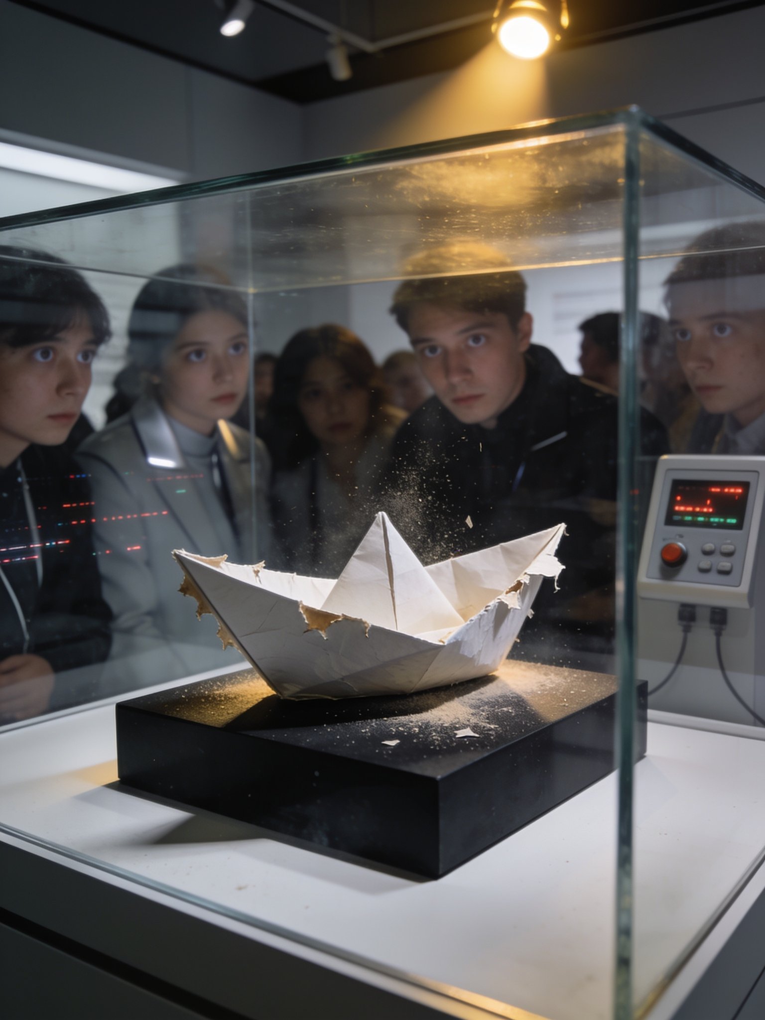 #dailyspark "The last dance of a paper boat"