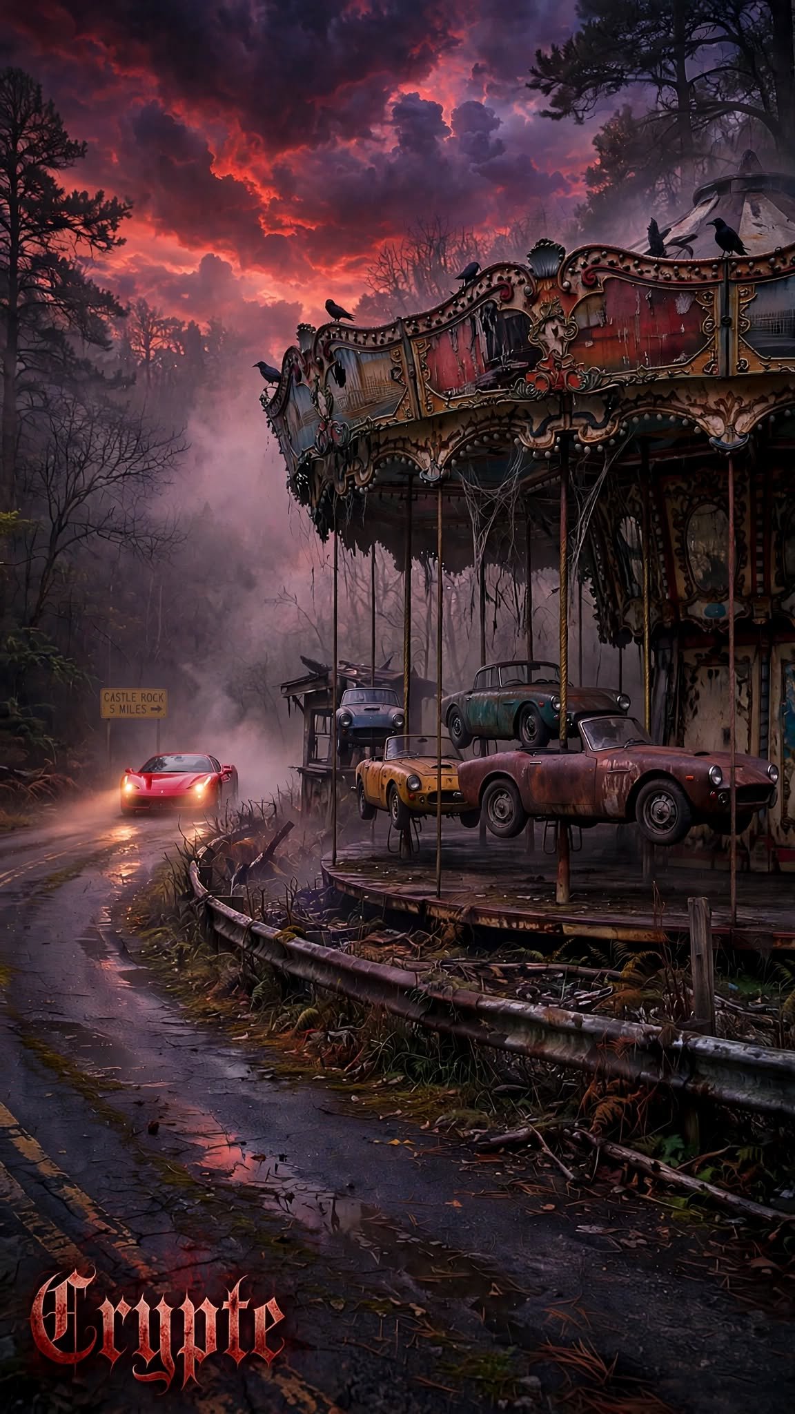 #dailyspark "A carousel abandoned mid-turn”😱