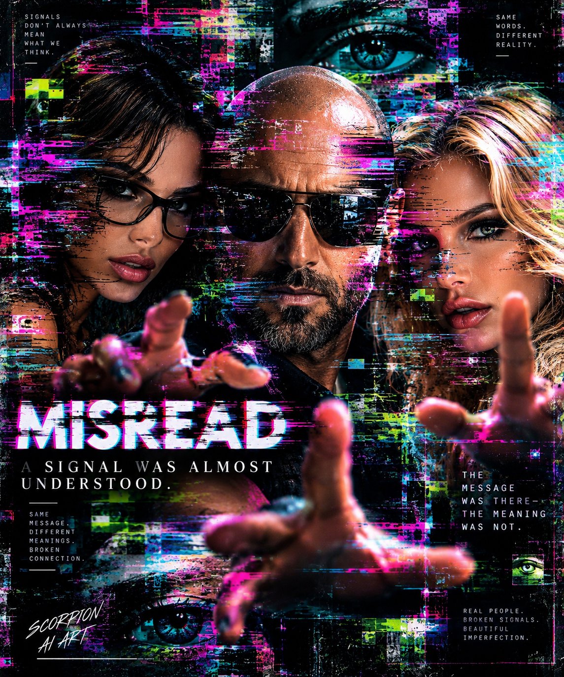 🩷 DAY 1 — MISREAD “A Signal Was Almost Understood.” The message was there—the meaning was not. #Keep…