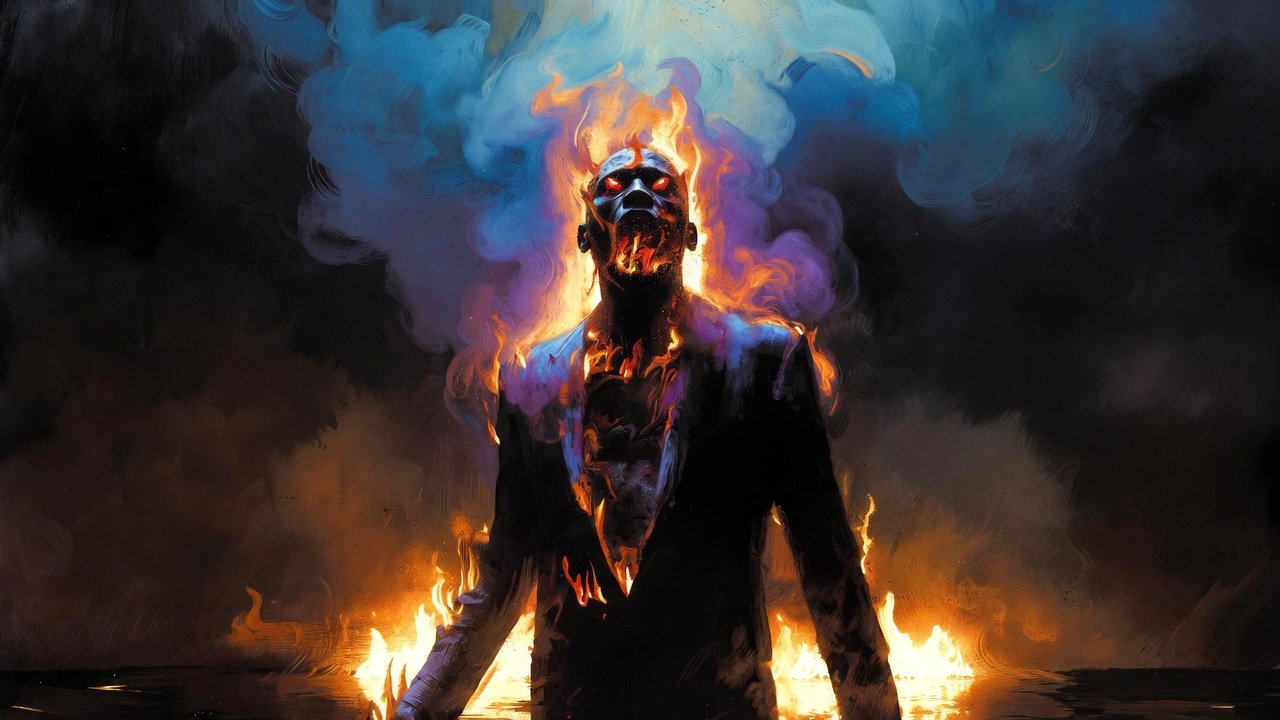 Test 01 Model - Grok Imagine "Fire at Midnight - Series 01" #art #images #image