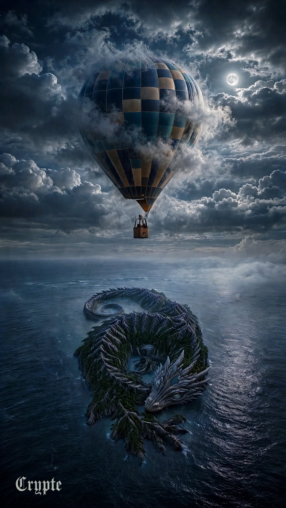 #dailyspark “an island shaped like a sleeping animal”