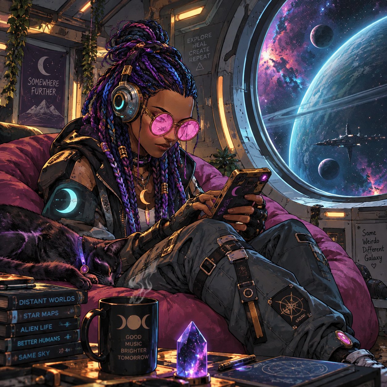AI art by @sabercitian