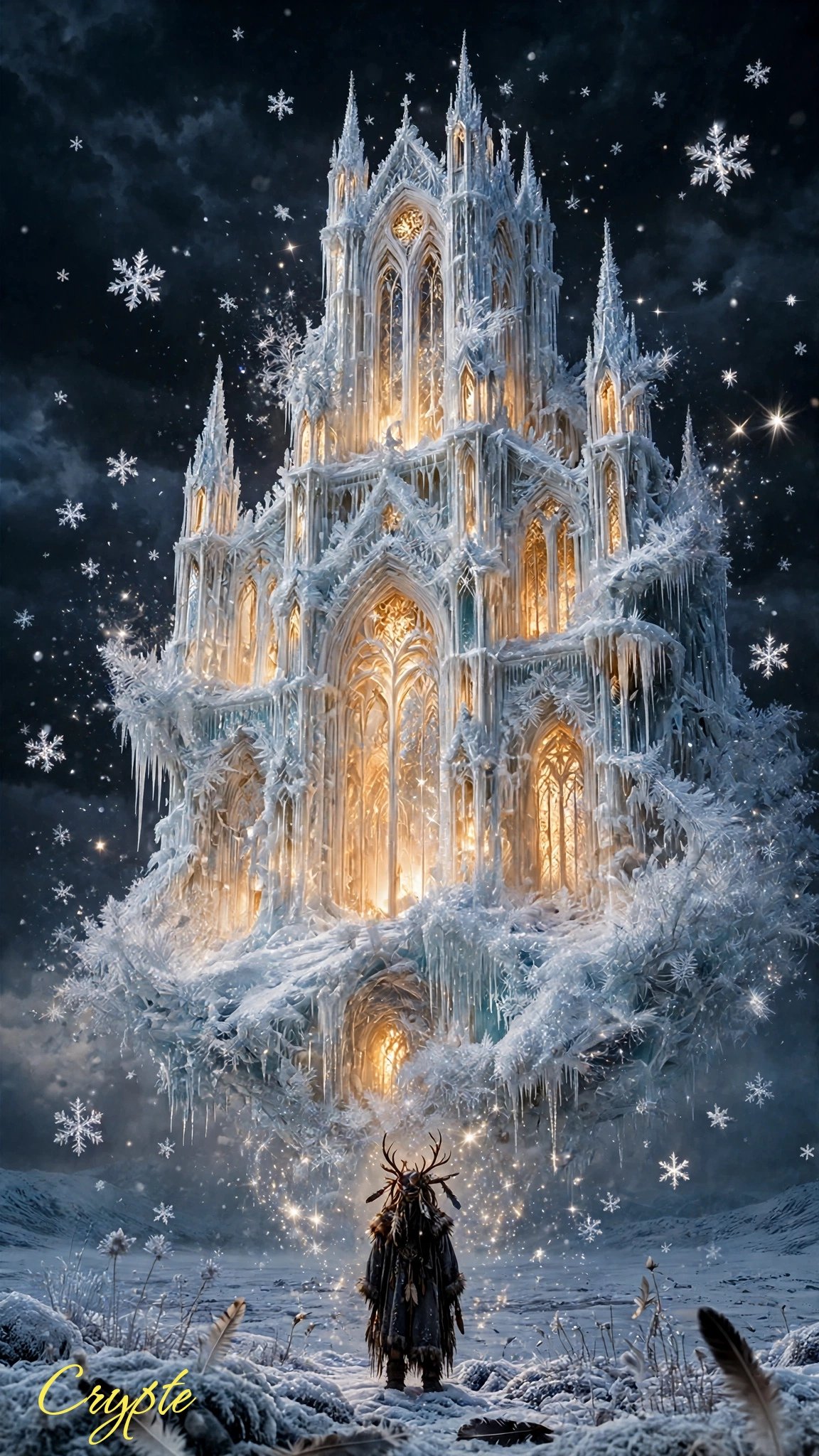 #dailyspark “A cathedral of snow that never lands” Dear creative friends, I wish you a wonderful wee…