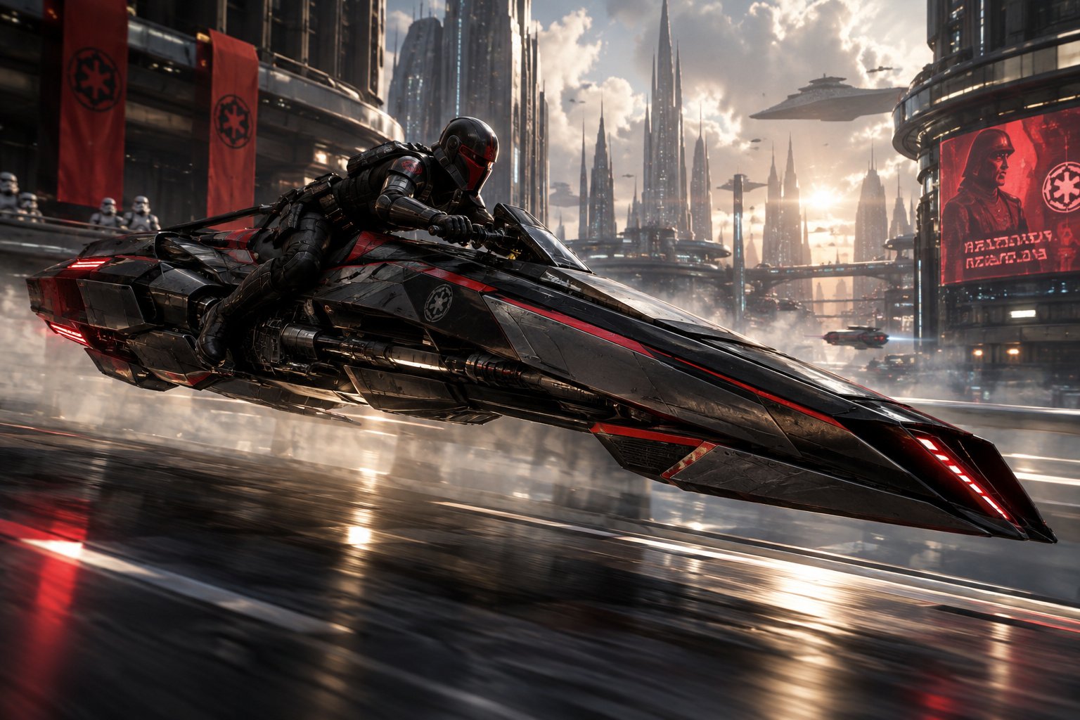 Racing Speeder Bike