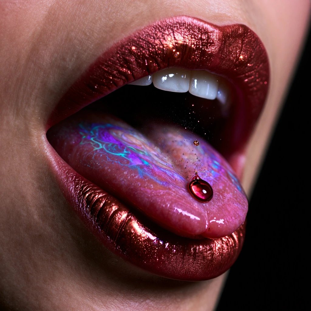#dailyspark "the taste of a colour you invented”👅🩸