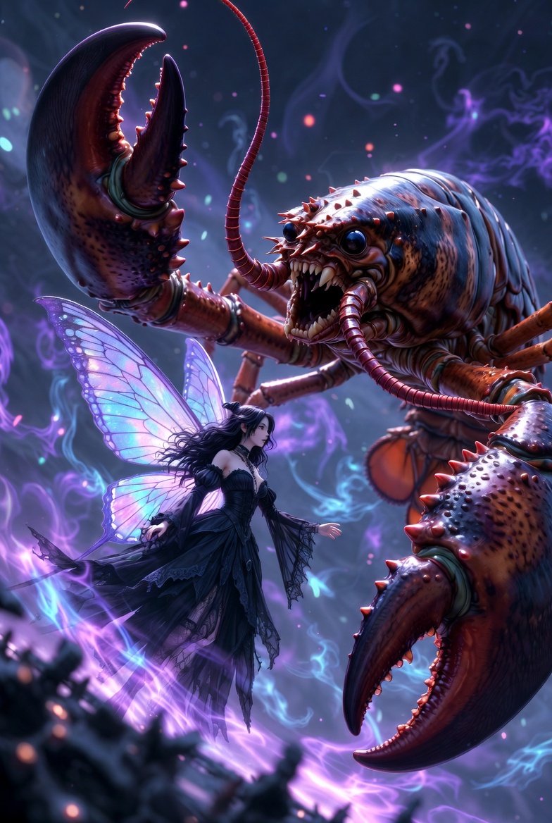 The battle continues!! The lobster must be conjured!