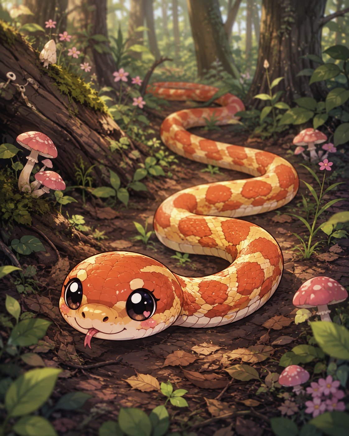 Corn snakes mean peace, healing, and transformation.