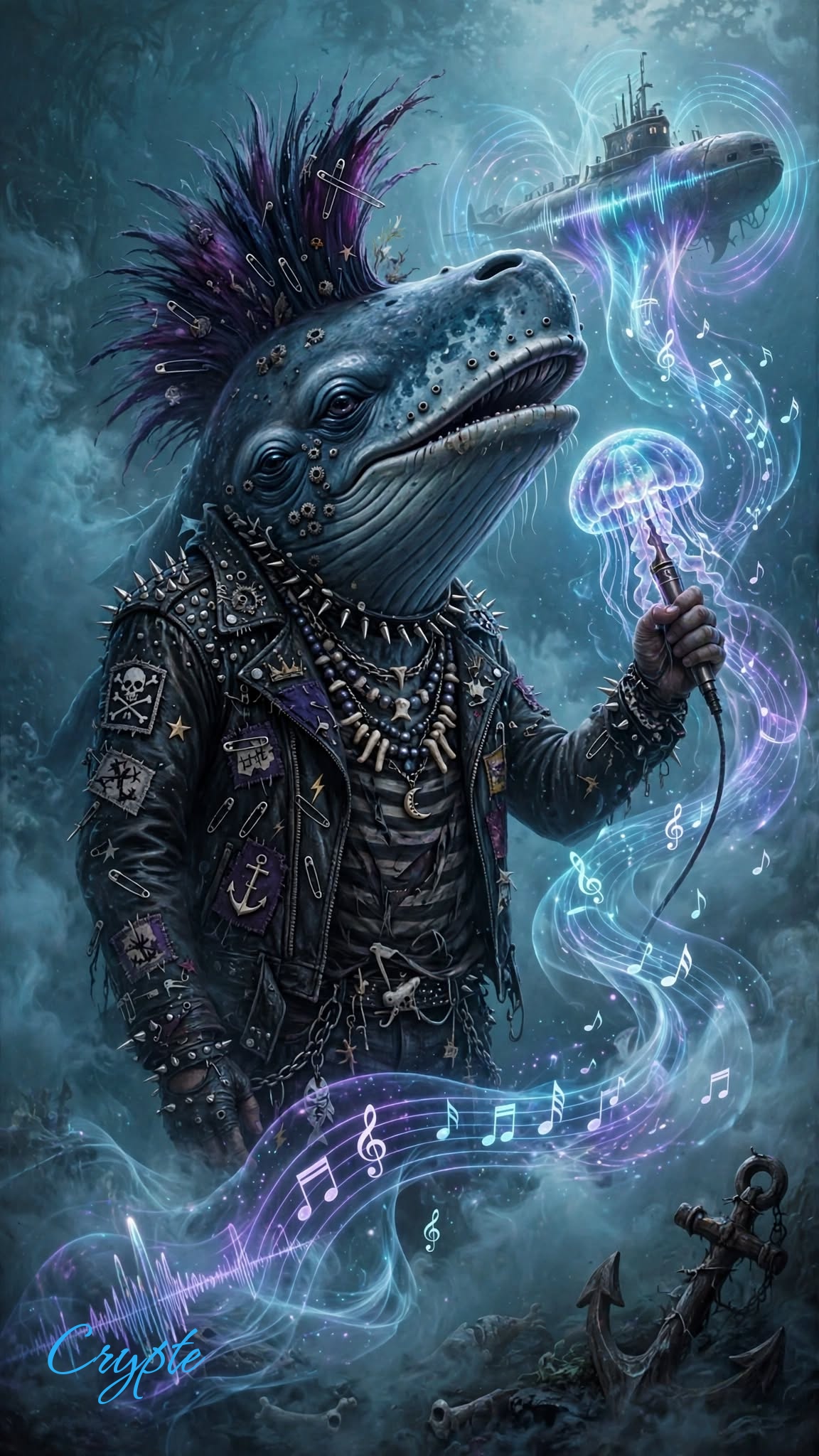 #dailyspark "A whale singing back to a submarine"