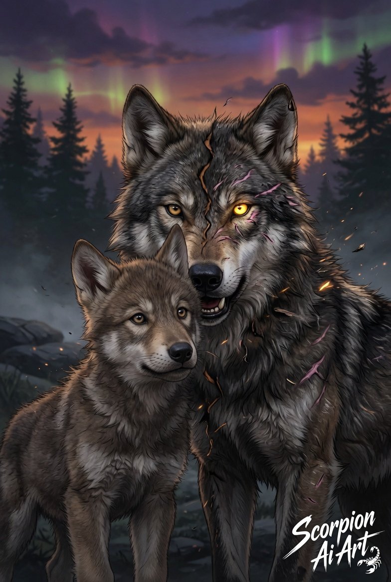 ~ May AI Art Challenge ~ #SeasonofFirstBreath A journey through birth, instinct, and wild spirit Hos…