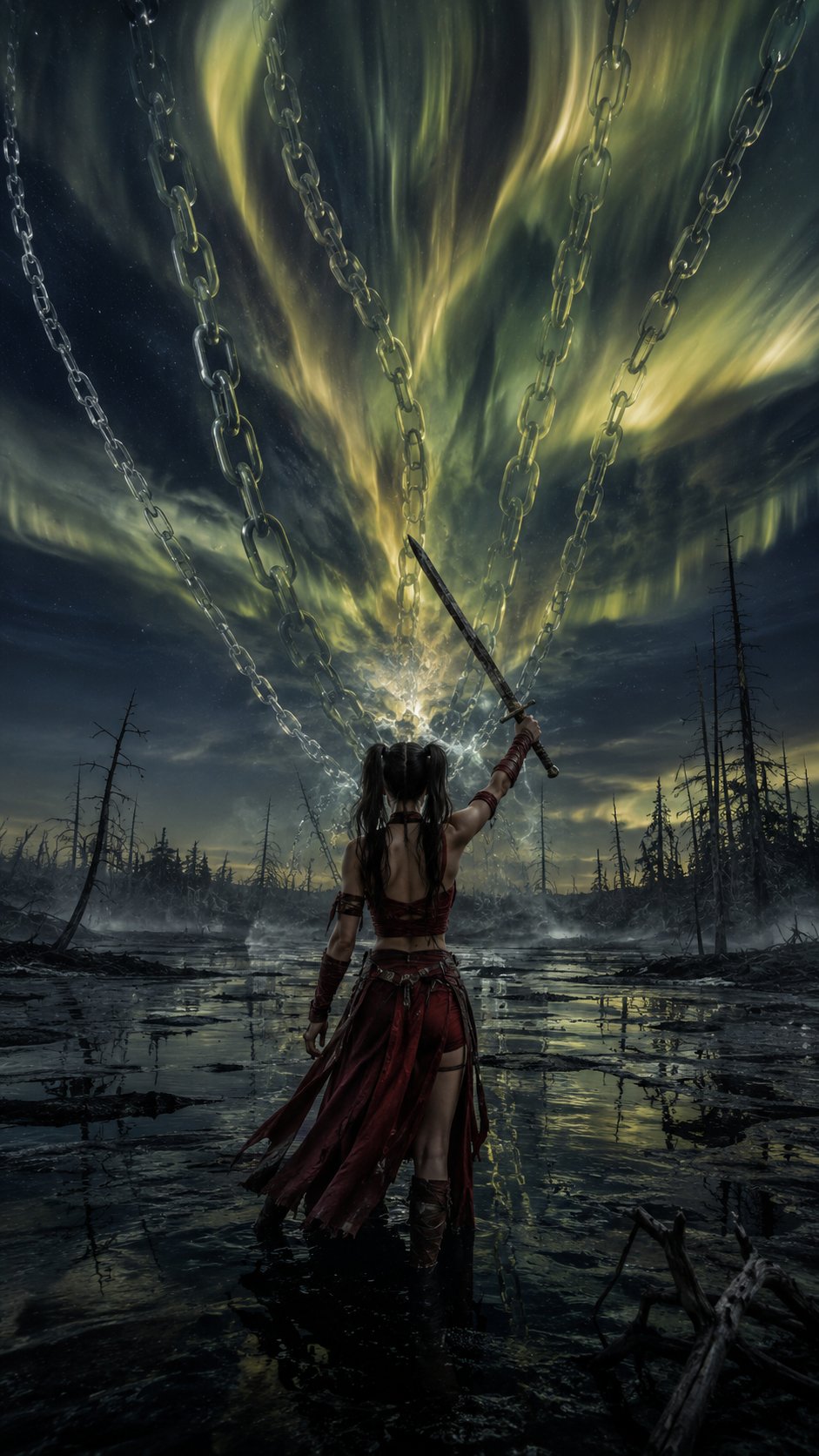 Where the northern lights go in summer ✨✨💫💫