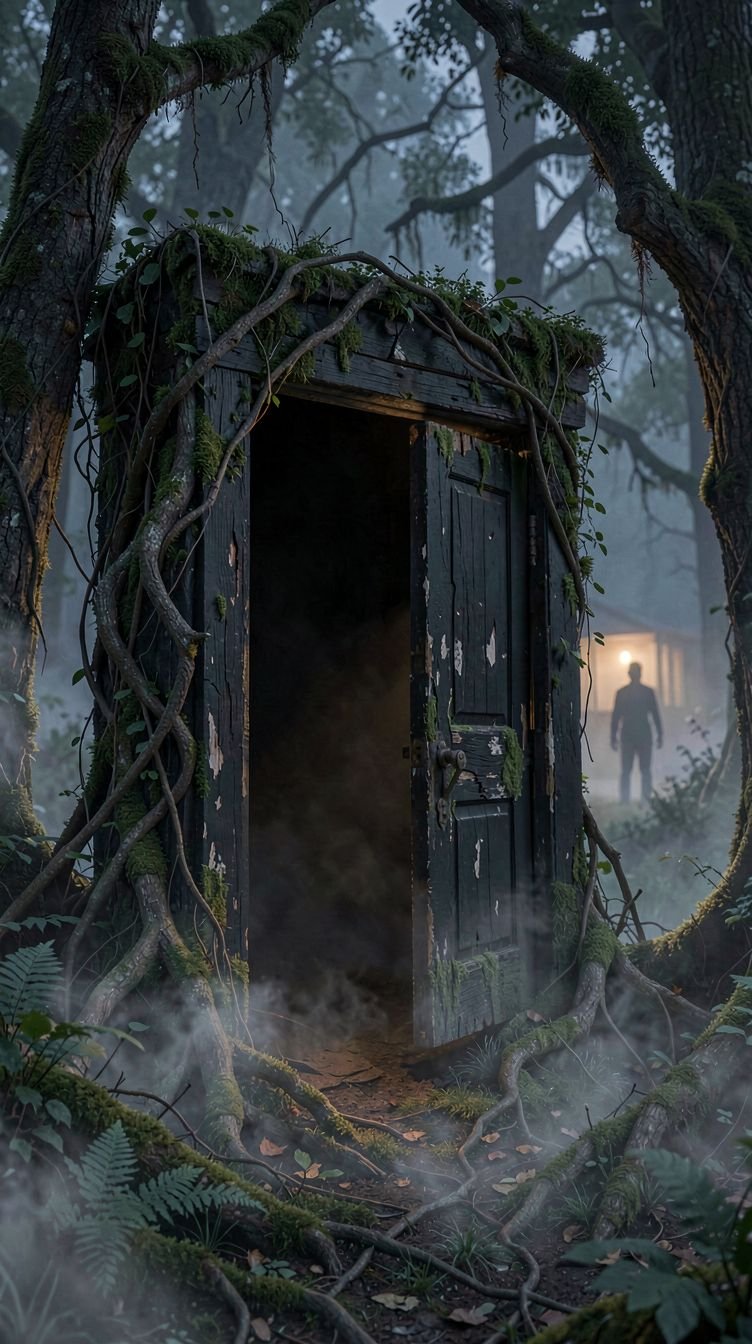 That creepy d๐r ๐ค ๐ช A forgotten doorway still remembers your footsteps. #LostAndFoundChallenge